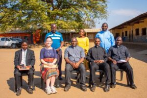 A group photo at Kalonga primary school