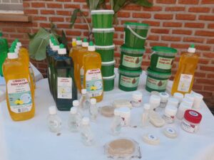 soap and body lotion