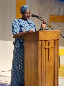 Sr Marie Sakina, the Project Coordinator for Tikondane Care for Children, under the MSOLA)