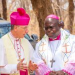 The Apostolic Nuncio, Archbishop Gian Luca Perici, with Archbishop George Desmond Tambala (Lilongwe) at the ceremony