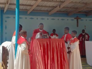 Father Damiano Chitha, Parish Priest for Likuni Parish