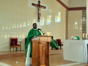 Fr Enock Kanjira Lector from Kachebere Major Seminary