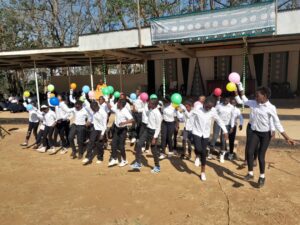 St Teresa Catholic Primary School from St. Paul's Parish from Mchinji with a dance to spice the celebration as well.