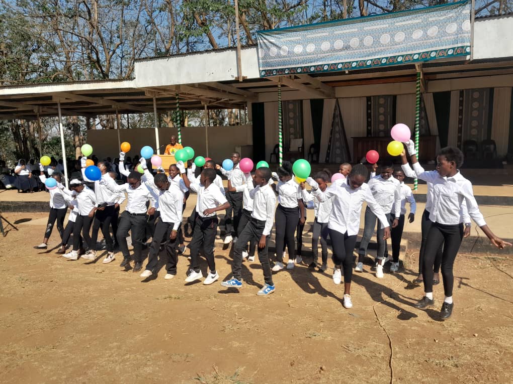 St Teresa Catholic Primary School from St. Paul's Parish from Mchinji with a dance to spice the celebration as well.