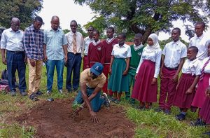 Neba, planting his tree