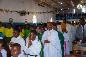 The Holy Childhood of Likuni Parish showcases the diverse vocations within the Catholic Church through their vibrant religious attire