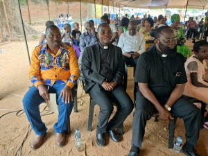 Fr Mtapaonga and Fr Jackson during the fundraising event