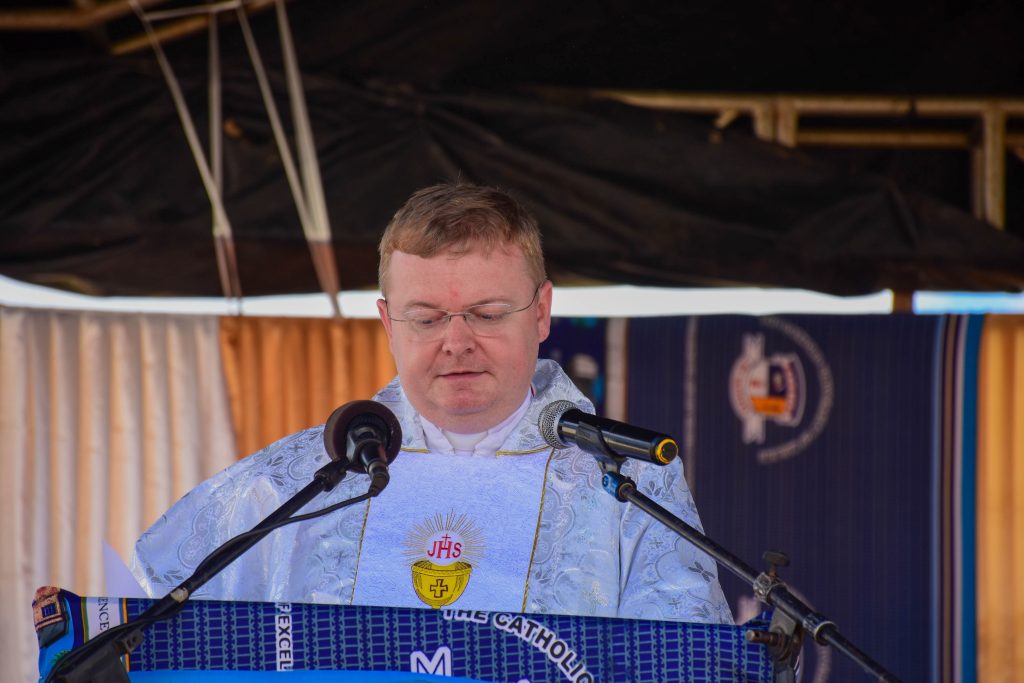 Monsignor Dario Pavisa. Councillor of the Apostolic Nunciature of Zambia and Malawi