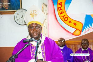 Archbishop Tambala, sharing homily
