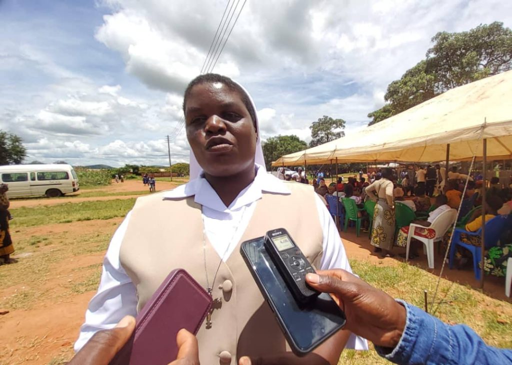 Sr Mwale the Project implementer for Ludzi Hospital