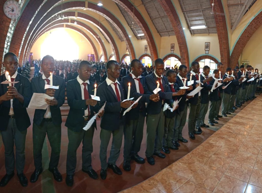 The new installed school Prefects