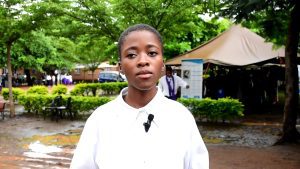 Magret Isaac, one of the youths at Our Lady of Fatima, Salima.